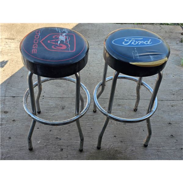 Ford and dodge stools- 30"H