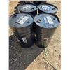 Image 1 : 4- 52L steel oil drums- empty