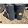 Image 3 : 4- 52L steel oil drums- empty