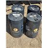 Image 1 : 4- 52L steel oil drums- empty