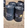 Image 1 : 4- 52L steel oil drums- empty