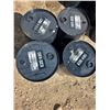 Image 2 : 4- 52L steel oil drums- empty