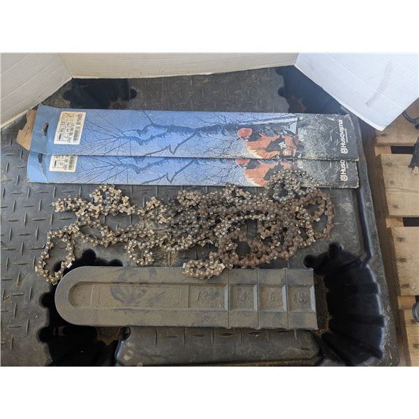 Chainsaw parts- bars, chains, bar cover
