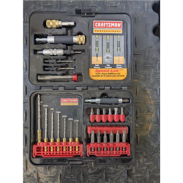 Craftsman drill/impact driver bitset
