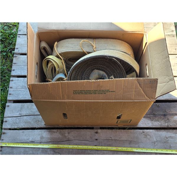 Box of Various Straps