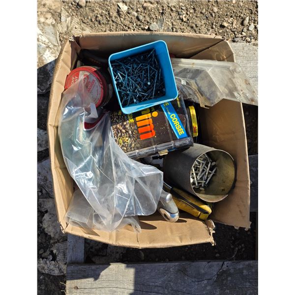Assorted Tool Lot inc. Socket Wrenches, Drill Bits, Nails, etc.