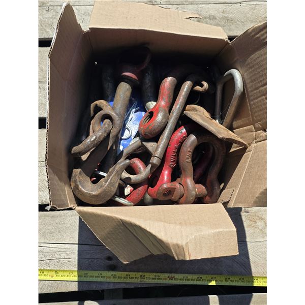 Box of Clevises etc.