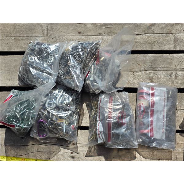 Lot of Misc. Hardware inc. Screws, Washers, Bolts, etc.