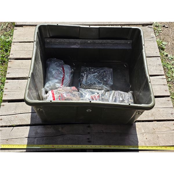 Bin Full of Large Bolts