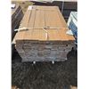 Image 1 : Flat top picket composite fencing- approx 80 bundles- 72" by 5.3"W- 6 pieces per bundle- * some piec