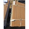 Image 3 : Flat top picket composite fencing- approx 80 bundles- 72" by 5.3"W- 6 pieces per bundle- * some piec