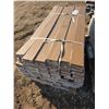 Image 1 : Flat top picket composite fencing- approx 67 bundles- 72" by 5.3"W- 6 pieces per bundle- * some piec