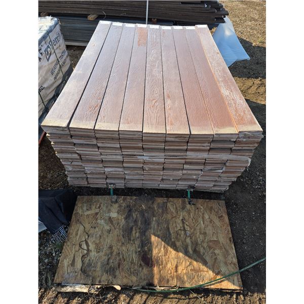 Flat top picket composite fencing-approx  81 bundles- 72  by 5.3 W- 6 pieces per bundle