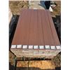 Image 1 : Flat top picket composite fencing-approx  81 bundles- 72" by 5.3"W- 6 pieces per bundle