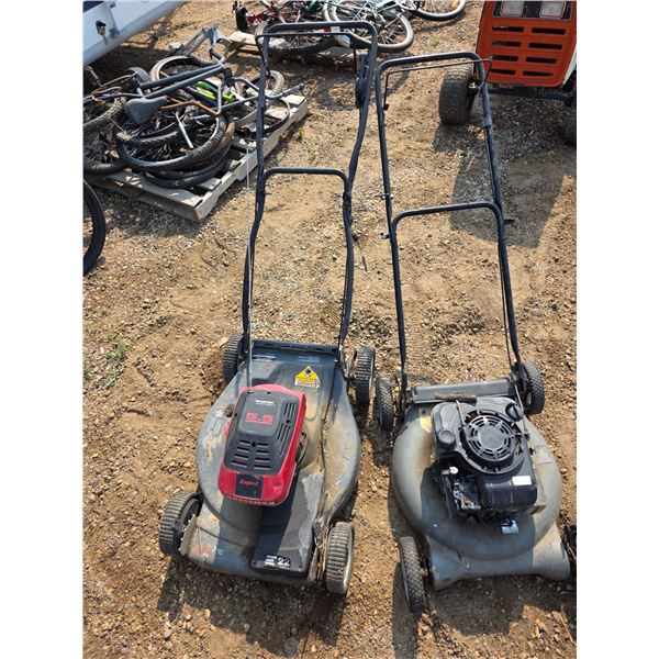 2 lawn mowers- not running
