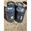 Image 1 : (4) Steel Oil Barrels - 52L - Empty