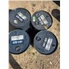 Image 2 : (4) Steel Oil Barrels - 52L - Empty