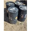 Image 3 : (4) Steel Oil Barrels - 52L - Empty
