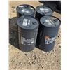 Image 1 : (4) Steel Oil Barrels - 52L - Empty
