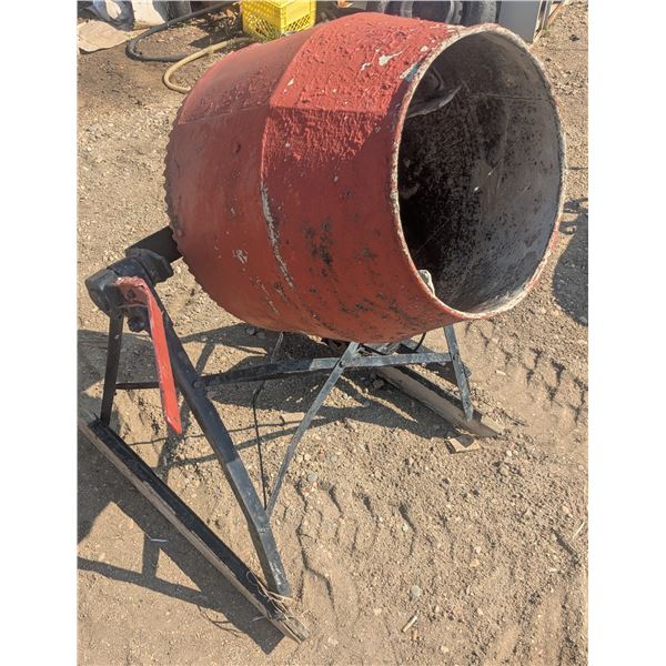 Cement Mixer.  1/2hp Electric Motor