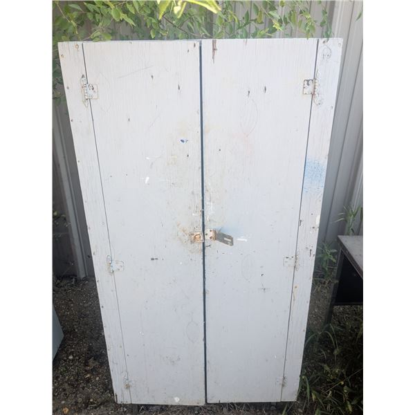 Shop Cabinet w/ Assorted Hardware etc. – 30”x21”x57”