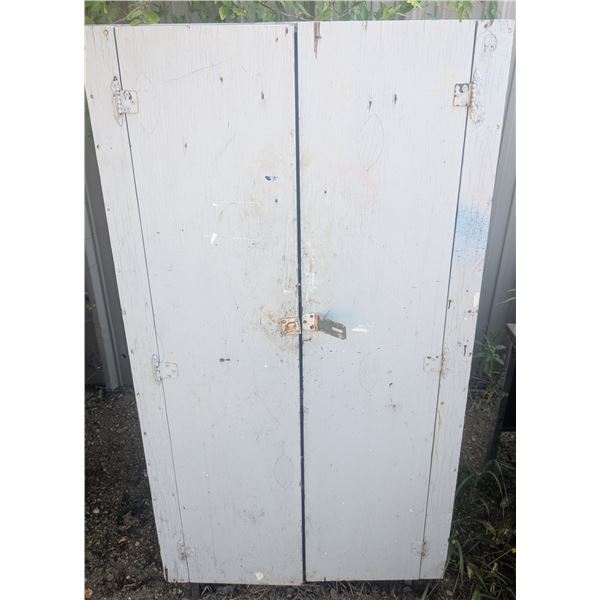 Shop Cabinet w/ Assorted Hardware etc. – 30”x21”x57”