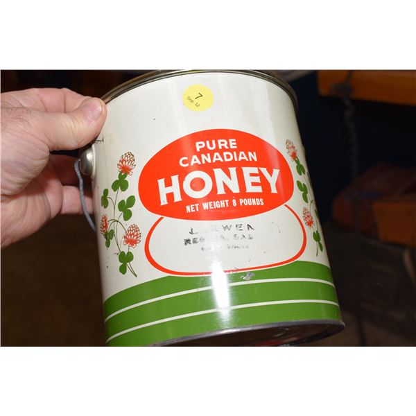 Litho Tin Regina Honey Pail