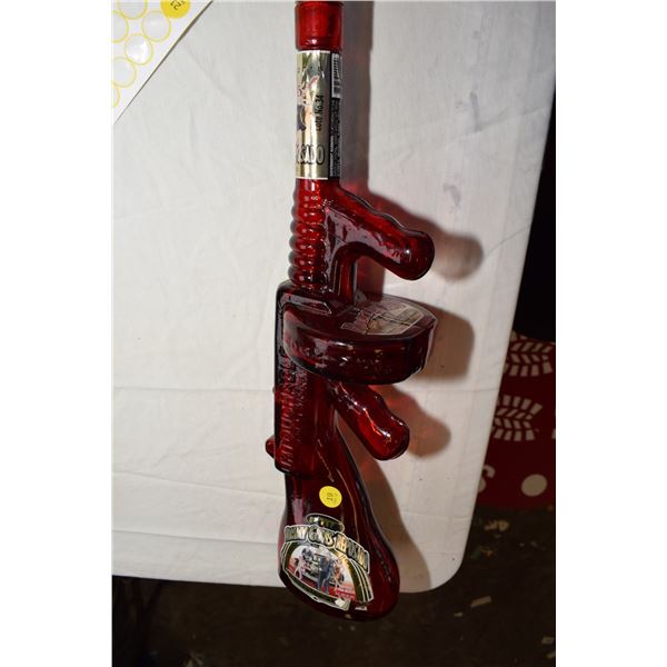 Tommy Guns Liquor Bottle