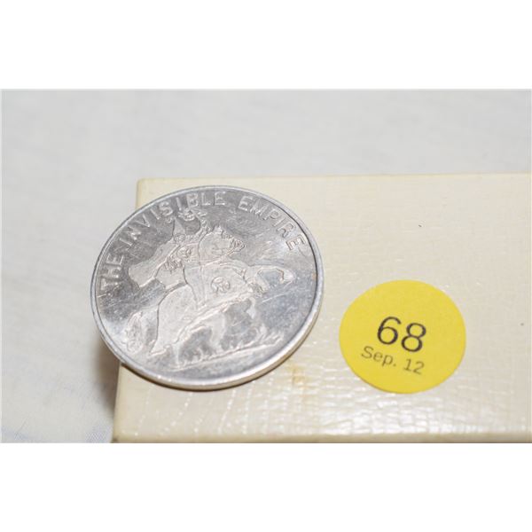 Rare Ku Klux Klan (KKK) Token