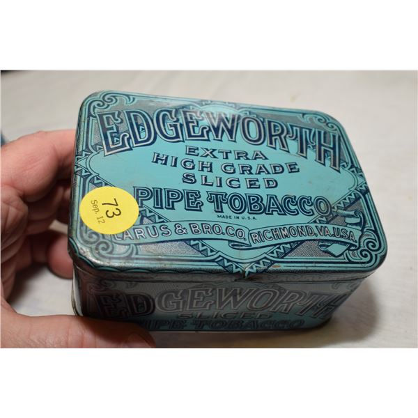 ½ lb Edgeworth Tobacco Tin