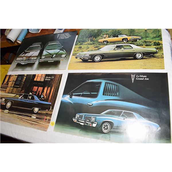 Never Folded Pontiac Brochures