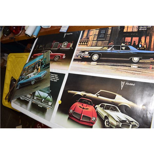 Never Folded Pontiac Brochures