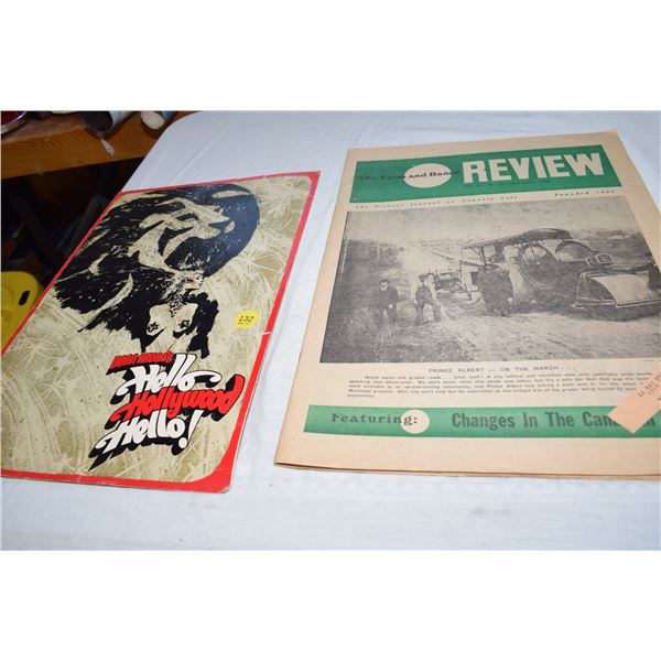 MGM Grand Musical Brochure & Farm Review (Prince Albert Cover)