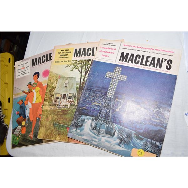 1950’s MacLean’s Magazine Lot – Thistle Toys, Coca-Cola, etc.