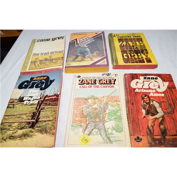 Zane Grey Paperback Book Lot
