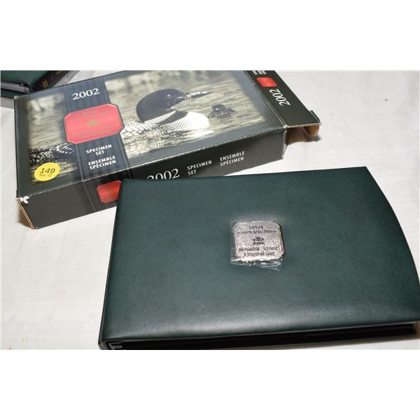 2002 Canada Specimen Coin Set
