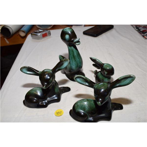 Blue Mountain Pottery Animals