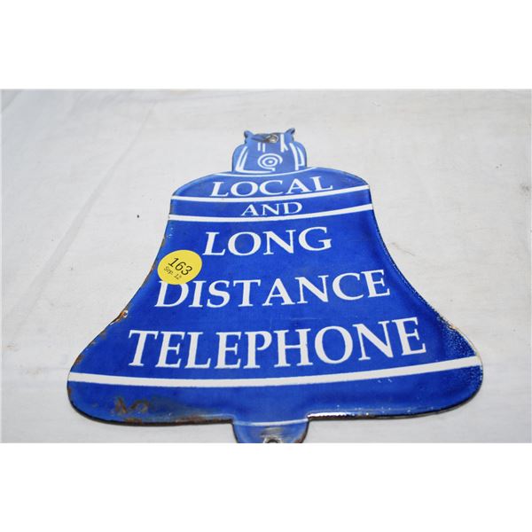Porcelain Steel Fantasy Telephone Sign