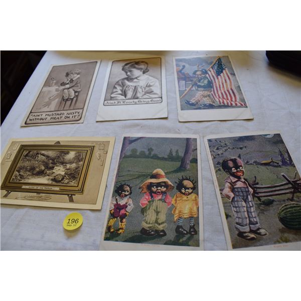 Vintage Postcard Lot - Black Americana, Comic Children, etc.