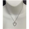 Image 3 : 5) NEW Platinum Plated 2.4tcw Necklace - 16" - 18" Long