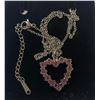 Image 5 : 5) NEW Platinum Plated 2.4tcw Necklace - 16" - 18" Long