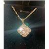 Image 8 : 6) NEW Platinum Plated 3.0ct Necklace - 16" - 18" Long