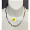 Image 1 : 9) NEW Platinum Plated 8.0mm Necklace - 18" - 19.5" Long