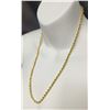 Image 2 : 11) NEW 14K Gold Plated 4.0mm Necklace - 23.5" Long