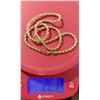 Image 4 : 11) NEW 14K Gold Plated 4.0mm Necklace - 23.5" Long