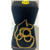 Image 6 : 11) NEW 14K Gold Plated 4.0mm Necklace - 23.5" Long