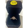 Image 1 : 13) NEW Platinum Plated 1.0ct Ring - Resizeable