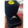 Image 5 : 13) NEW Platinum Plated 1.0ct Ring - Resizeable