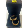 Image 1 : 14) NEW Platinum & 18K Gold Plated 40.0mm Hoop Earrings