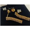Image 2 : 18) NEW 18K Gold Plated 5.0mm Tassel Earrings - 1.25" Long